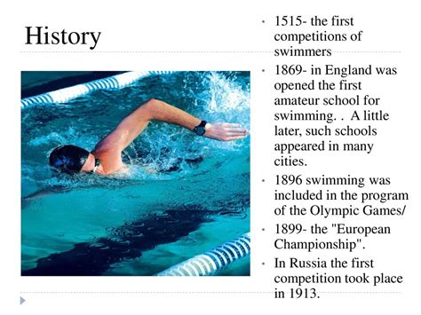 olympic swimming facts.